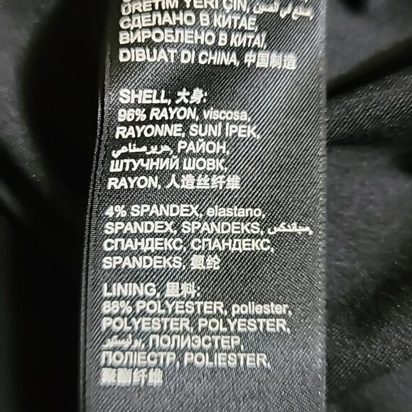 Bebe Long Black One Shoulder Dress - Picture 7 of 7